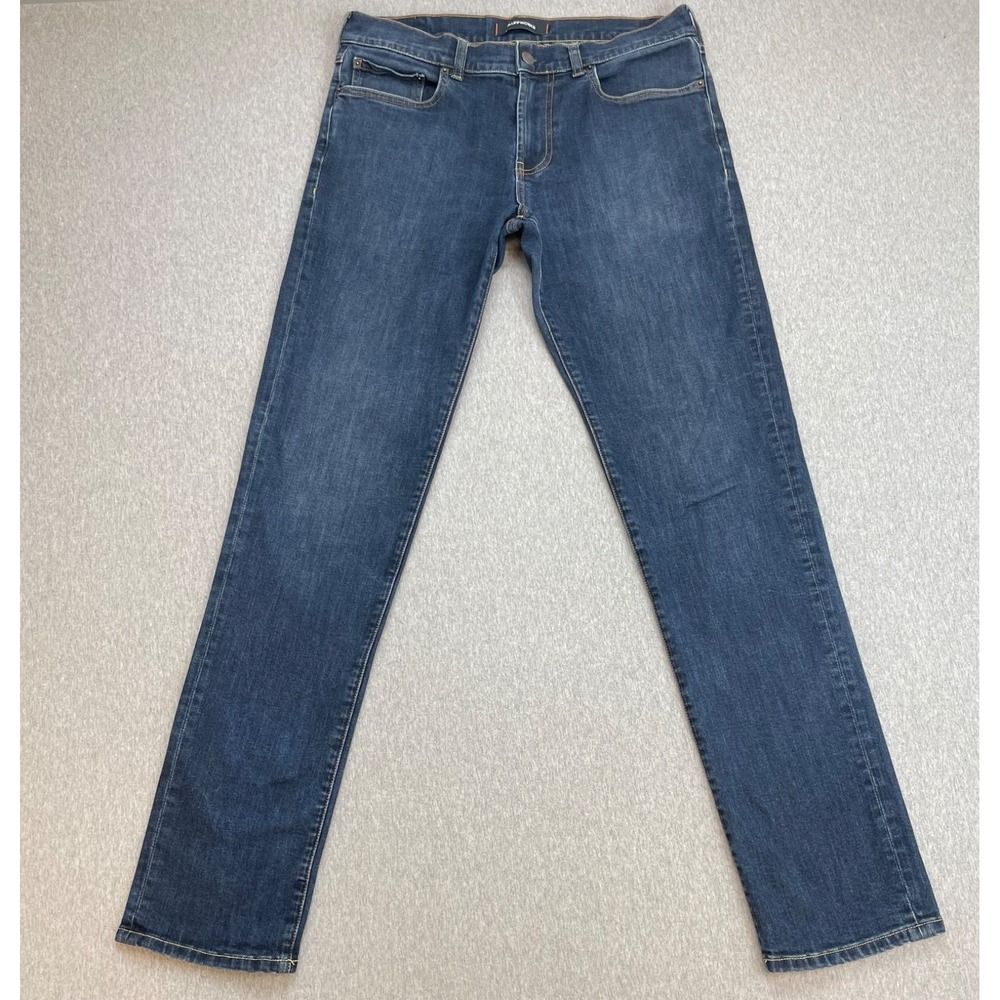 Bluffworks Jeans Mens 33 x 36 Cotton Blend Stretch Slim Fit Departure 2.0